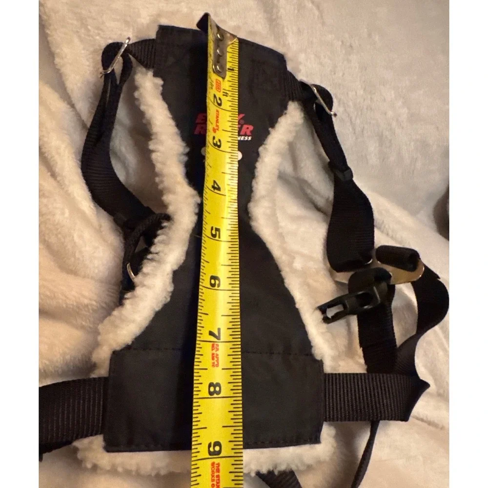 Easy Rider Pet Car Harness Sz M 25 - 50 lbs Adjustable Straps Sherpa Lining